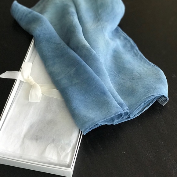 SOLD❗️at yART SALE Hand Dyed Silk Scarf in a Box - Picture 5 of 8